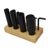 LiGuVCY High Precision Extended Mandrel Set Arbor 1/4 to 1-1/4