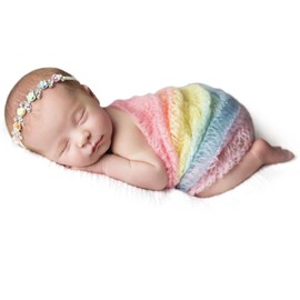 Newborn Photography Props Stretch Newborn Photography Wrap Blanket for Baby Boys Girls Posing Photo Shoot Props