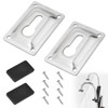 Boat Ladder Mounting Bracket Kit, Flush Mount Pontoon Ladder Hardware