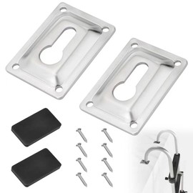 Boat Ladder Mounting Bracket Kit, Flush Mount Pontoon Ladder Hardware