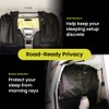 LUNO Car Privacy Curtain Divider - Universal Fit for Most