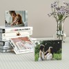 Hexsonhoma Acrylic Picture Frames 2.5x3.5 inches, 4 Pack, Clear Double