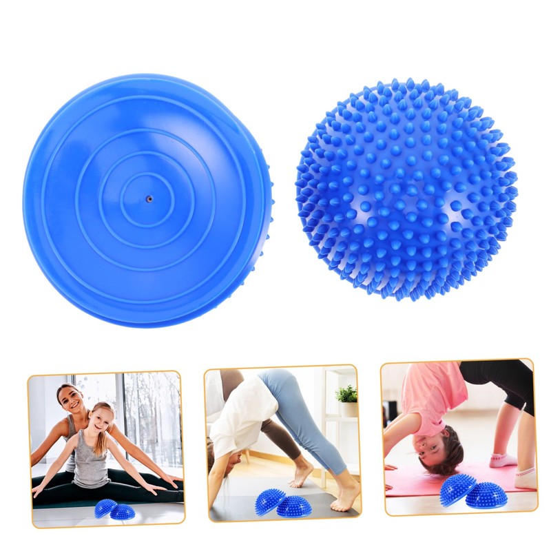 BIUDECO 2Pcs Sensory Stability Balls Half Spike Dome for Balance