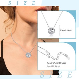 jagosen Football Gifts Boys Stainless Steel Football Necklace Chain for Boys Rhinestone Necklace for Football Fans Athletes Women Men Girls Boys, Metal