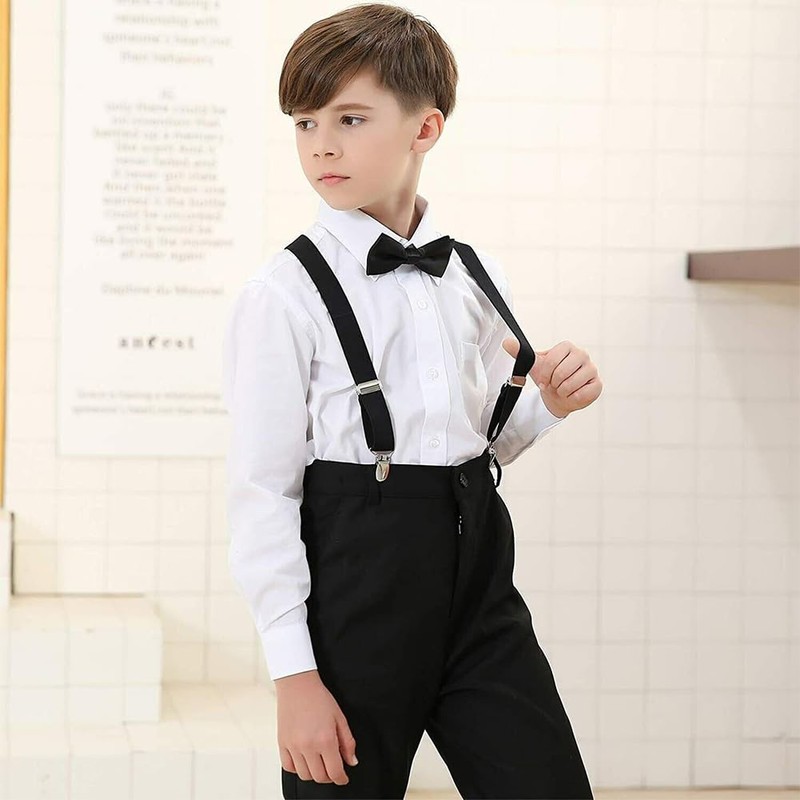 Tokaneit Braces Bow Tie Set, Children's Braces Bow Tie Set,