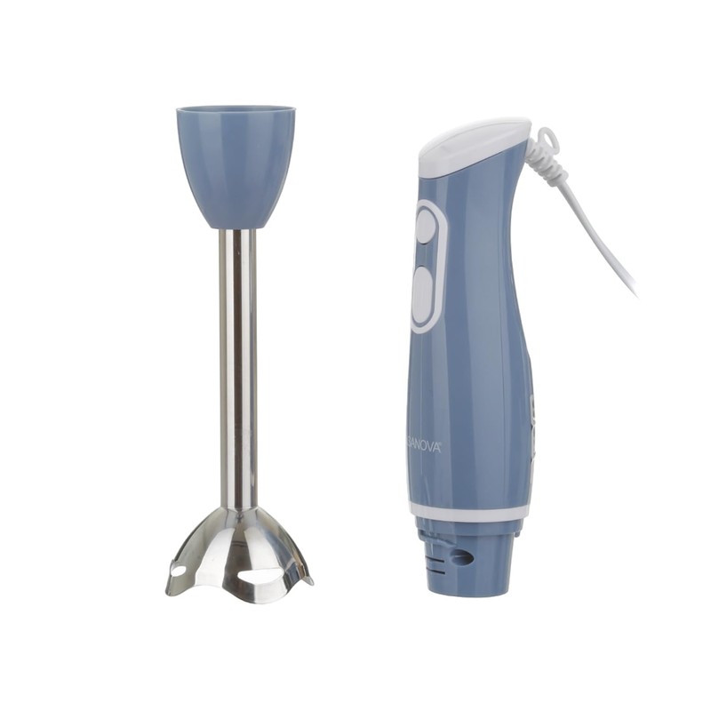 KASANOVA 1 immersion mixer steel W200 blue, ABS plastic, 18/10