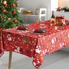 Halibutfly Table Cloth for Rectangle Table, Waterproof and Oil-Proof Vinyl