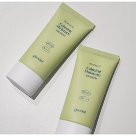 Goodal Calming Moisture Sun Cream Clear Houttuynia Cordata Soothing Waterful Moisture Sun Cream + Moisture Tone-Up Sun Cream 25ml SPF 50+ PA++++, 4 items, 50ml / 구달 Goodal Calming Moisture Sun Cream 맑은 어성초 진정 워터풀 수분 선크림+ 수분 톤업 선크림 25ml SPF 50+ PA++++, 4개