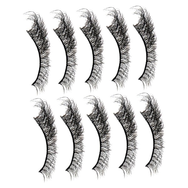 Mikinona 1 Box Messy False Eyelashes Curly Fake Lashes False