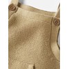 little planet by carter's Organic Sweater Knit Overalls, Camp Khaki,