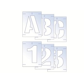 Scan 9406 100mm Letter and Number Stencil Kit