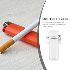FOMIYES Lighter Organizer Case Lighter Sleeves Lighter Sleeve Clear Lighter Case Clear Lighter Sleeve Lighter Case Lighter Holder Lighter Protector Lighter Storage Case