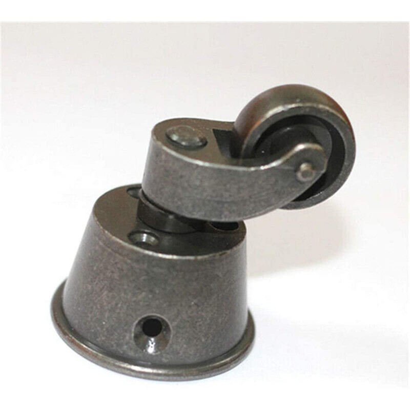 Boxonly Swivel Caster Wheels Polished Antique Cup Type Casters Solid