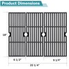 Criditpid 18 Inch Grill Grates for Charbroil Performance 463376519 Replacement