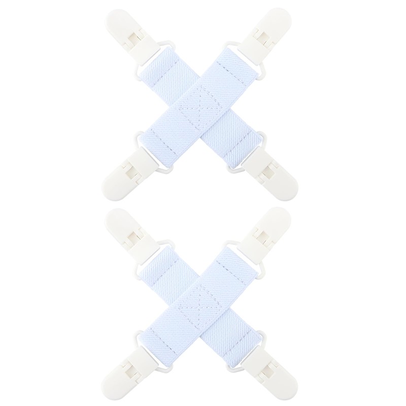 2-Piece Bed Sheet Detangler Clips – Stop Laundry Tangles &
