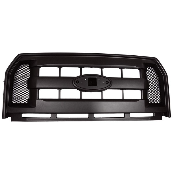 Bapmic FL3Z-8200-AA Front Black Honeycomb Mesh Hood Bumper Grill Grille