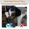 50310 Air Hose Swivel Connector Fits Most Side Winder Air