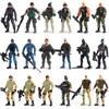 18 Pcs Special Forces Army Men Soldier Combat Movable Action