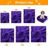 Maidewow Waterproof Purple Dog Blanket for Couch Jacquard Pet Bed
