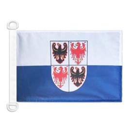 AZ Flag Nautical Gazebo Trentin-Hoch-Adige 45 x 30 cm - Trentino-Alto Adige Ship Flag - Italy 30 x 45 cm