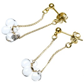 HARIO Lampwork Factory HAW-LT-002 Little Tears Earrings