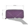Greenburry Tumble Nappa Leather Wallet 20 cm, plum, Elegant