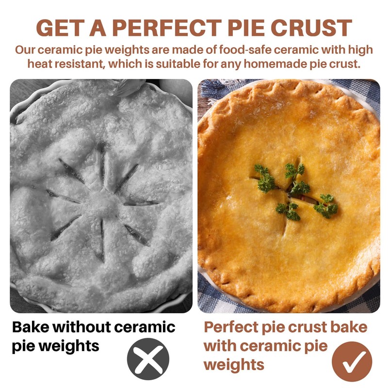 Sukh 0.94LB Pie Weights for Baking - Pie Crust Weights