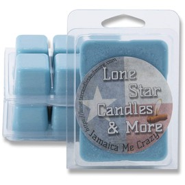 Fruity Scented Premium Lone Star Candles & More's Hand Poured Soy Wax Melts, Strongly Scented Wax Cubes, USA Made in Texas (Jamaica Me Crazy, 3-Pack)