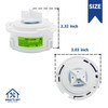 What's Up? EAU62043401 EAU62043403 Dishwasher DC Pump Motor Assembly Replacement