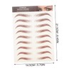 FOMIYES Full Natural Eyebrow Stickers Waterproof Quick Easy to Apply