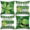 GEEORY Happy St. Patrick's Day Pillow Covers 16 x 16