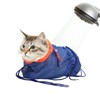 Catcan Breathable Mesh Anti Scratch Adjustable Cat Grooming Bag for