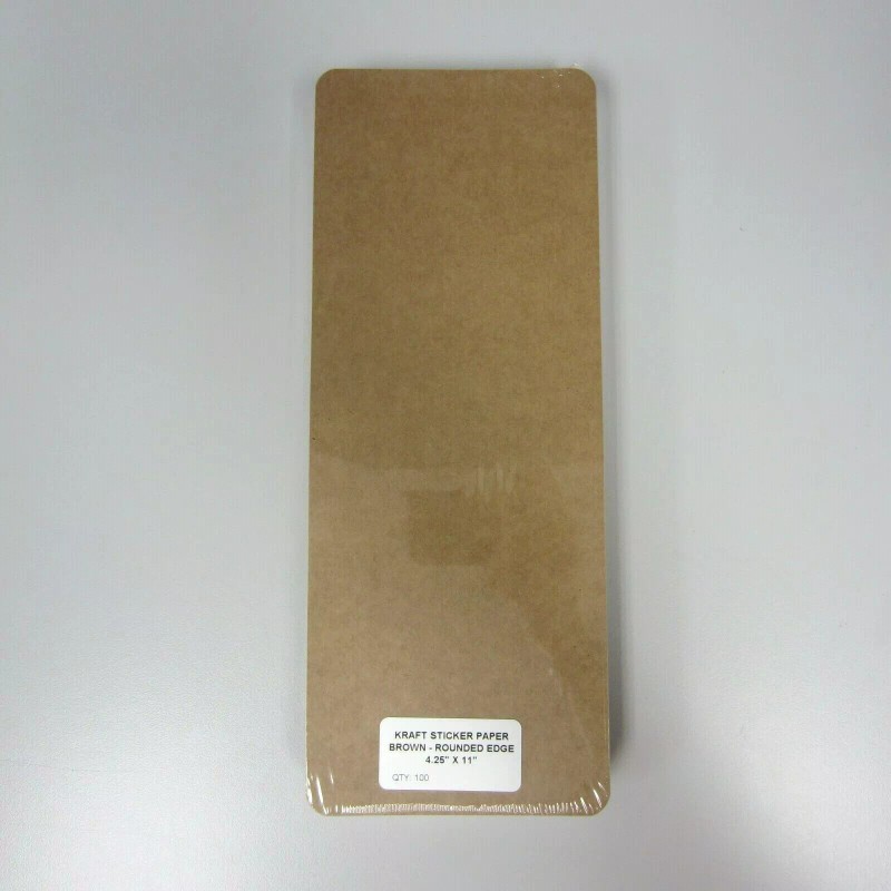 Kraft LOT OF 100 | Printable Kraft Sticker Label Paper