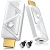 Wireless HDMI Transmitter and Receiver 382FT/100M, 2.4G+5G Plug & Play