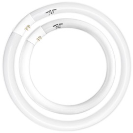 Celiwace FC16T9 40 Watt and FC12T9 32W Set 6500K, 16 inch T9 40W Circline Light Bulbs, 12 inch 32W Circular Fluorescent Round Bulb CRI 80, DL 4700 Lumen G10q