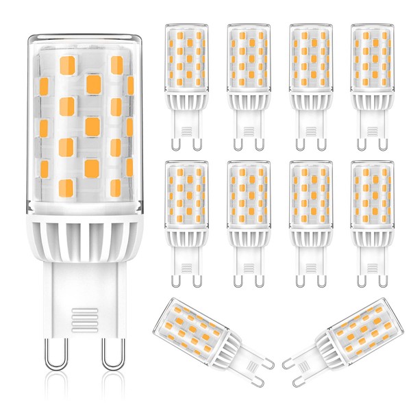 Lososuch G9 LED BULB Dimmable 5W，2700K 6000K，120V No-Flicker，40 Watt T4