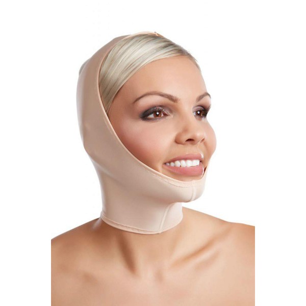 LIPOELASTIC® FM Special- Post surgey Compression Facemask Covers with Velcro