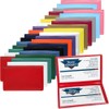 STORE SMART Folding Business Card Holders Rainbow 32-Pack - Each