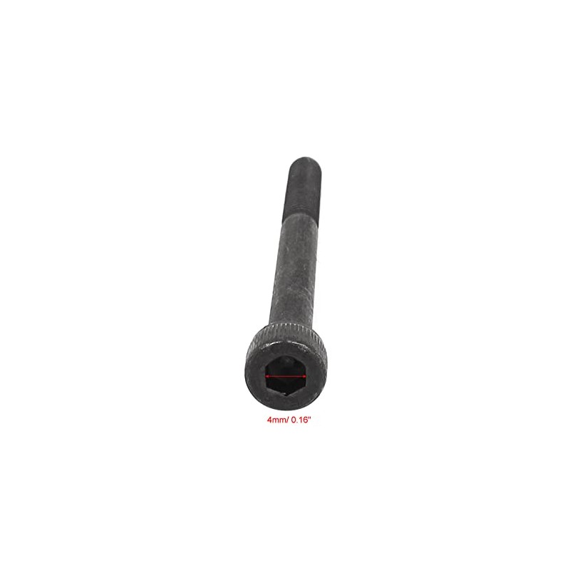uxcell M5 x 60mm 12.9 Alloy Steel Hex Socket Head