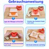 RHAICXANS Cookie Cutters Sandwich Cutter for Children, 20 Pieces Vegetable