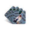 Duck - Set of 4 Coasters - Leslie Gerry Animal