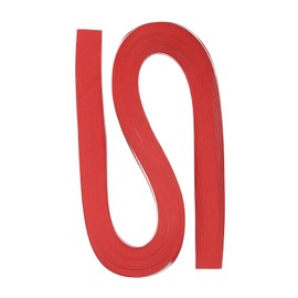 PATIKIL Pack of 120 Ruffle Stripes Paper 1/8 Inch (3 mm) 54 cm Origami Paper Quilling Strips for Arts DIY Crafts Christmas Red