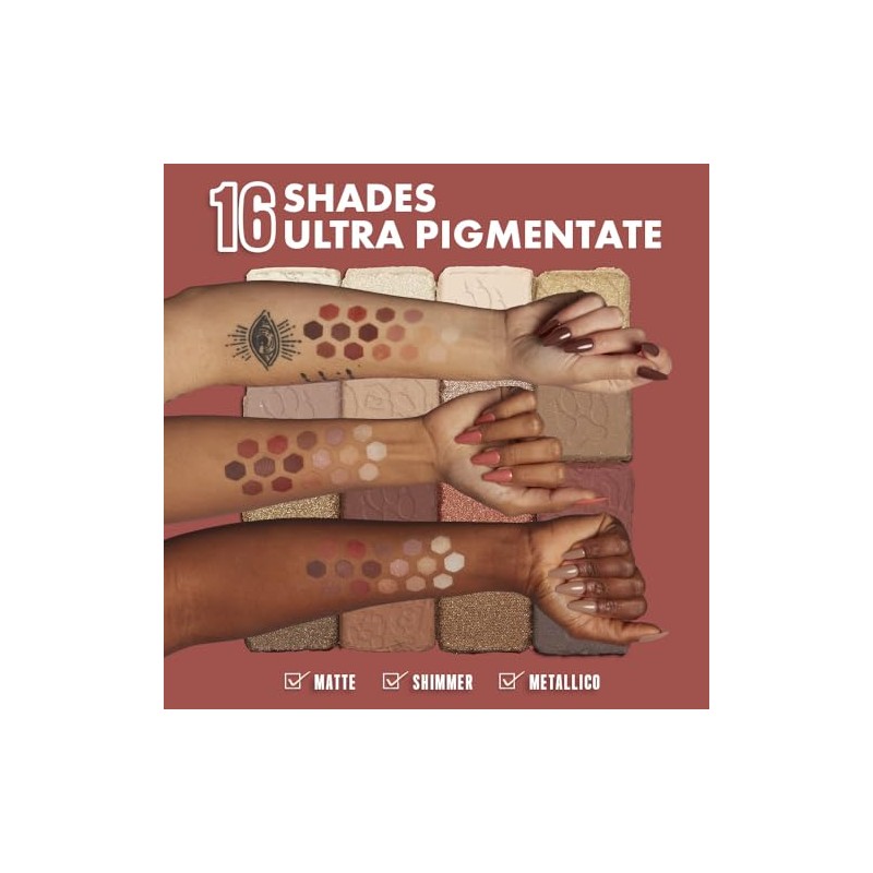 Nyx Professional Makeup, Paleta De Sombras, Ultimate Shadow Palette, Tono