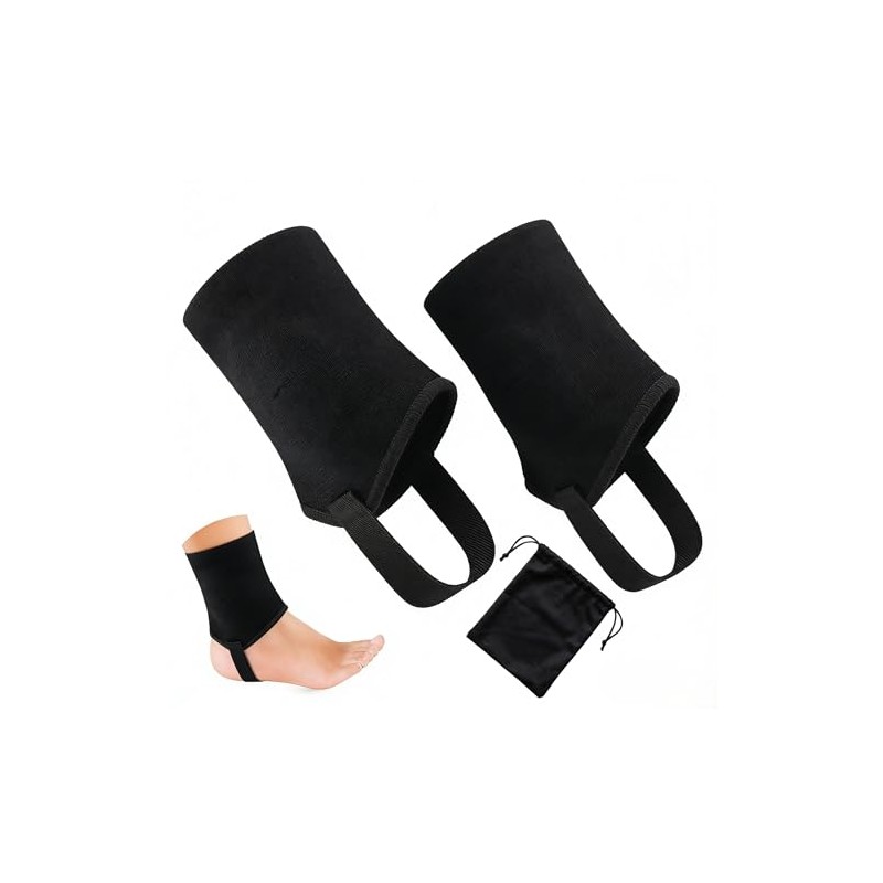 1 Pair Ankle Brace with 1 Drawstring Pocket, Elastic Breathable