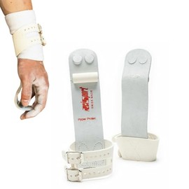 Reisport Men's Ring Gymnastics Grips - Durable Leather Hand Grips for Gymnastics Rings Men & Boys - Gymnastics Equipment & Accessories for Advanced Gymnasts