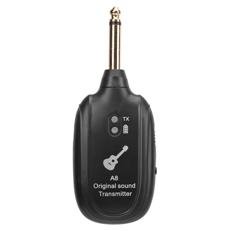 Wireless Guitar System 20Hz to 20KHz UHF Rechargeable Guitar Transmitter