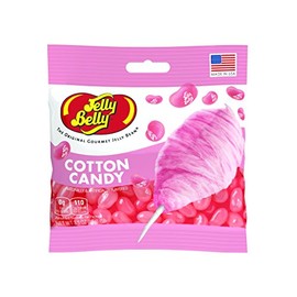 Jelly Belly Cotton Candy Jelly Beans Bags - 3.5 oz (12 Pack)