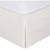 Fancy Collection Easy Care Bed Skirt Pleated Microfiber 14 inch