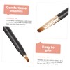 OHPHCALL Lip Makeup Brush Set Dual-ended Lipstick Gloss Concealer Applicator