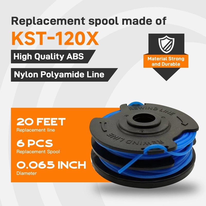 KST-120X Spool Compatible with Kobalt 40V Cordless String Trimmer KST